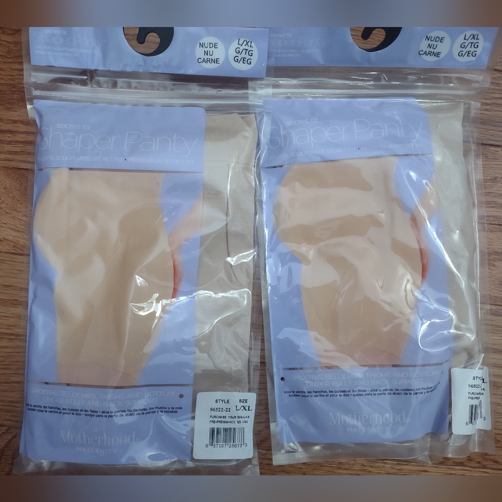 Two maternity shaper panties L/XL